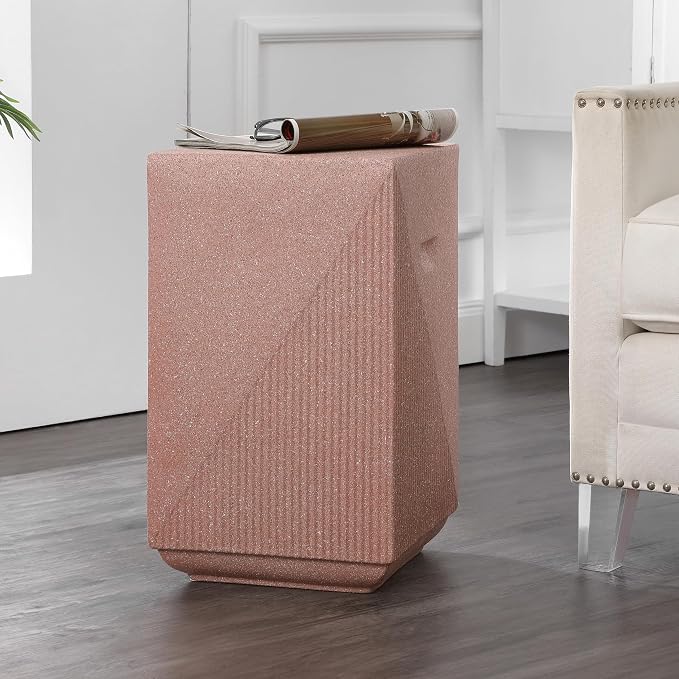 JONATHAN Y TBL1104C Adrian 20.75" Contemporary Minimalist Square Indoor/Outdoor - Image 2