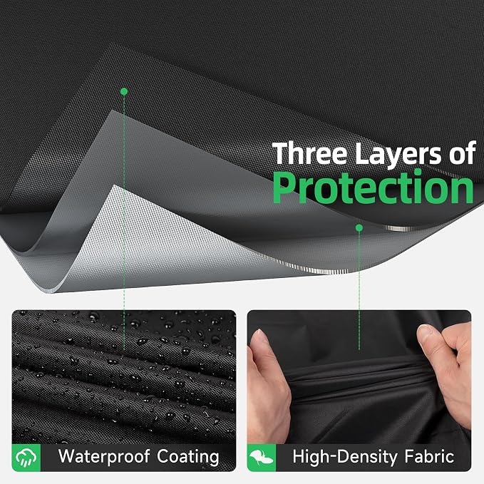 MR.COVER 3-Seater Outdoor Couch Cover, Patio Furniture Covers Waterproof - Image 3