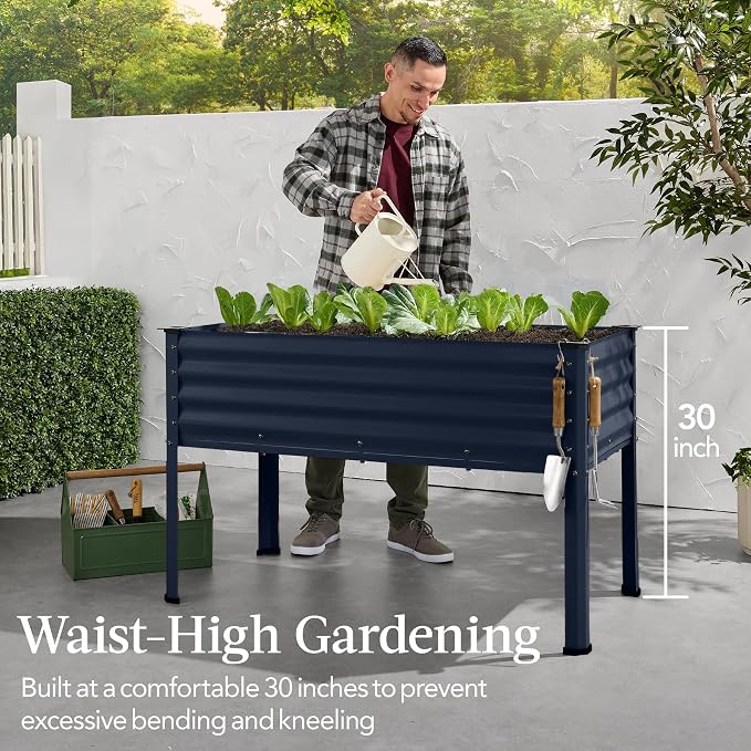 Best Choice Products 48x24x30in Galvanized Raised Garden Bed, Metal Elevated - Image 3