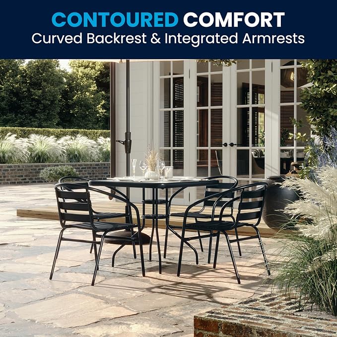 Flash Furniture 5-Piece Patio Dining Set - Image 3