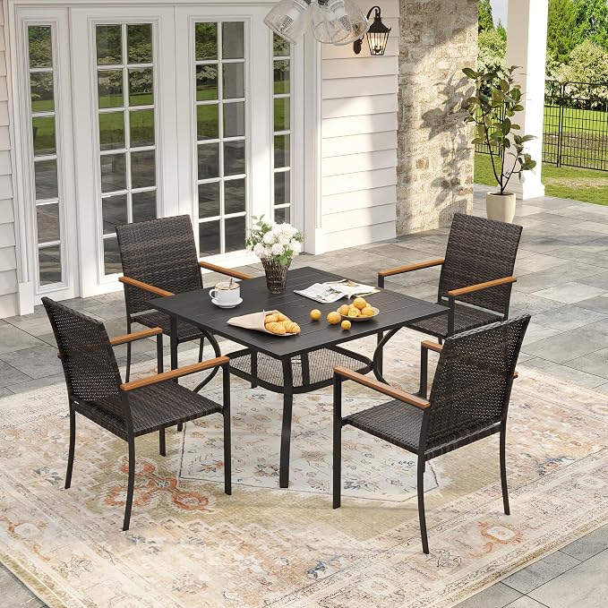 VICLLAX Outdoor Patio Dining Table - Image 2