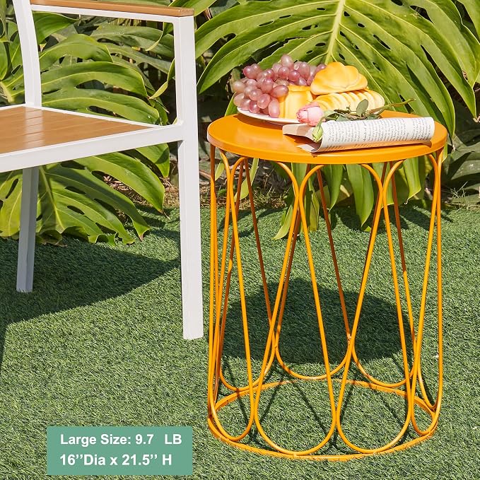 Y&M Patio Side Table, Indoor End Tables - Image 3