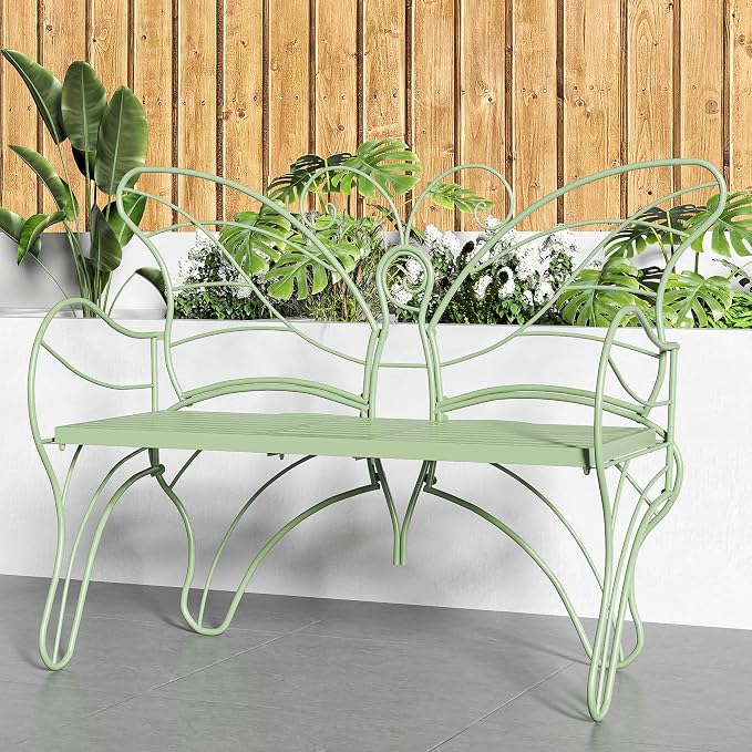 Outdoor Bench Patio Outdoor Garden Bench - Image 4