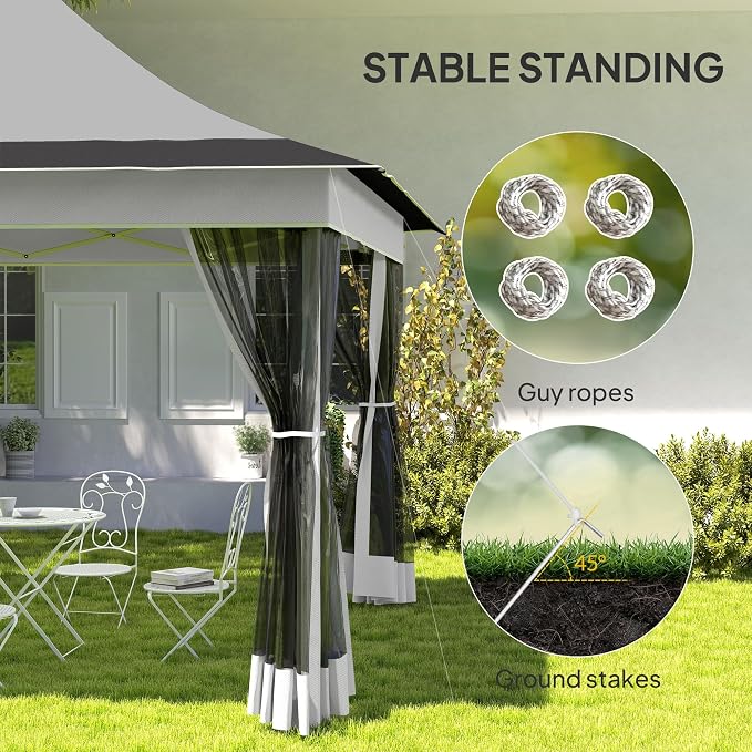 Outsunny 12 x 12 ft. Pop Up Canopy Tent - Image 8
