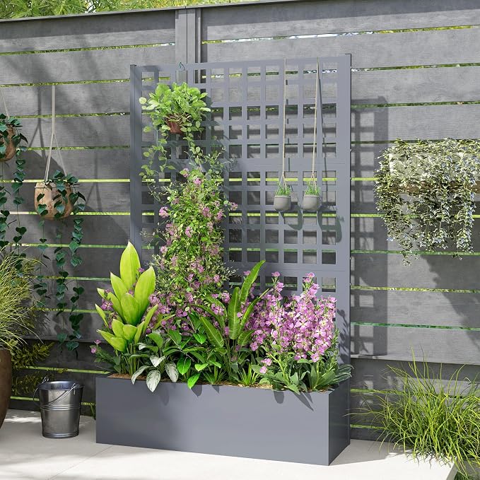 Outsunny Galvanized Raised Garden Bed - Image 8