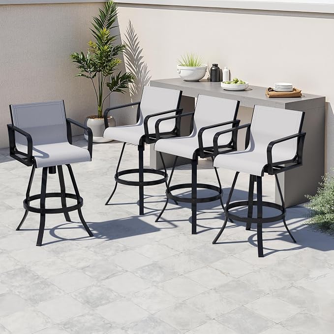 Crestlive Products Outdoor Swivel Bar Stools - Image 9
