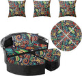 66" Round Daybed Cushion Cover & 3 Pillow Covers Set by dreahoteztil