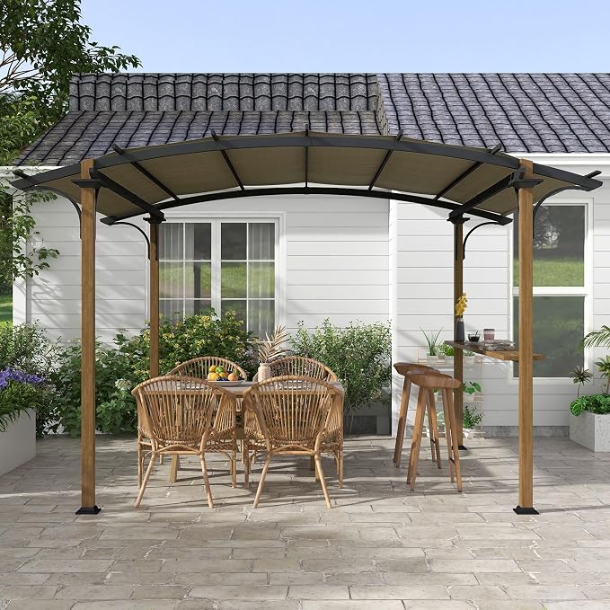 Outsunny 12' x 10' Outdoor Pergola, Pergola Canopy - Image 6