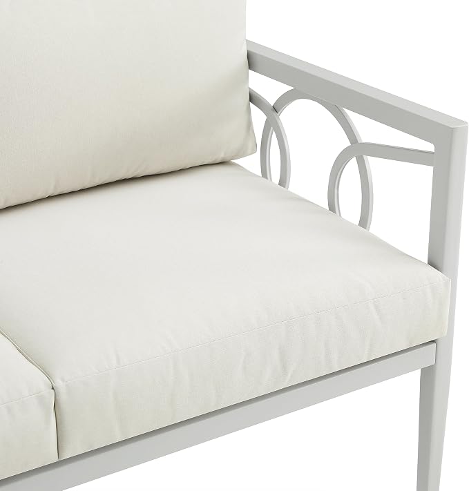 Crosley Furniture Ashford 2-Piece Outdoor Coffee Table and Loveseat Patio - Image 15