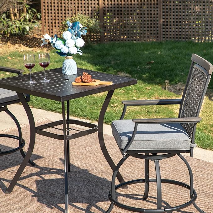 MFSTUDIO 3-Piece Outdoor Bar Set - Image 6