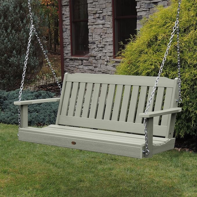 Highwood Lehigh Porch Swing, 5 Feet, Eucalyptus - Image 2