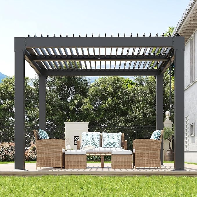Garvee Louvered Pergola by Garvee