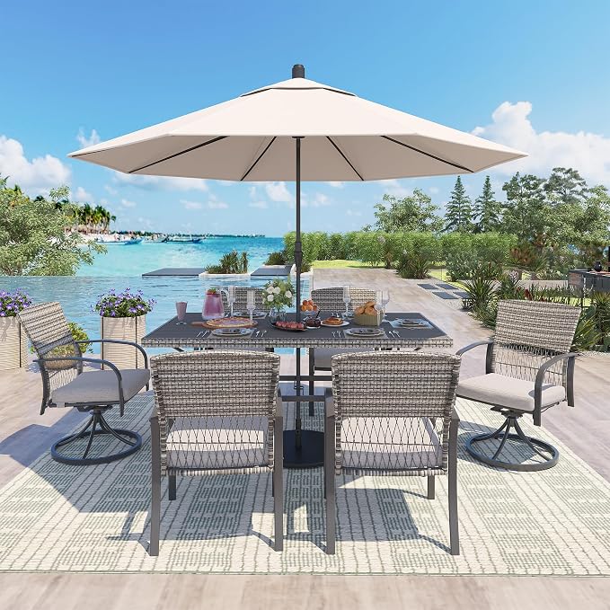 Pamapic 7-Piece Patio Dining Set - Image 3
