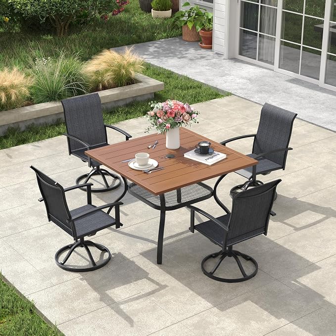 VICLLAX Outdoor Patio Dining Table - Image 6