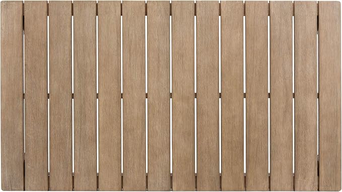 SAFAVIEH Couture Patio Martinique Natural Wood Outdoor Coffee Table - Image 6