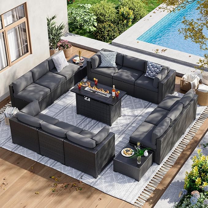Aoxun 15 Piece Patio Furniture Set by Aoxun