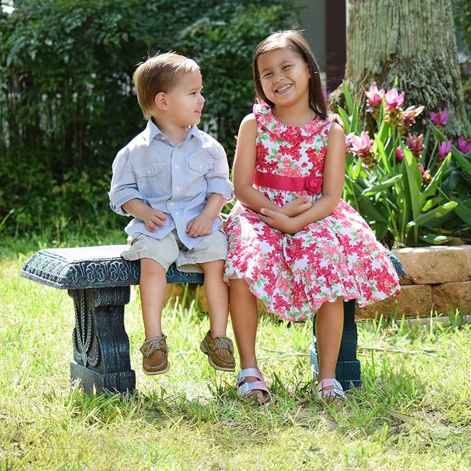 Arcadia Garden Products Outdoor Fiberclay Garden Bench - Image 2