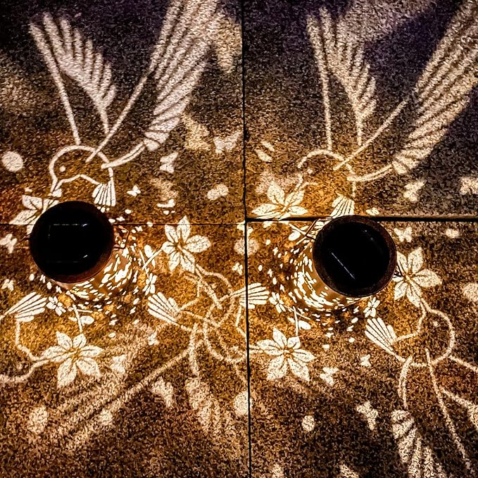 Solar Lanterns Outdoor Waterproof Hummingbirds Birthday Gifts - Image 8