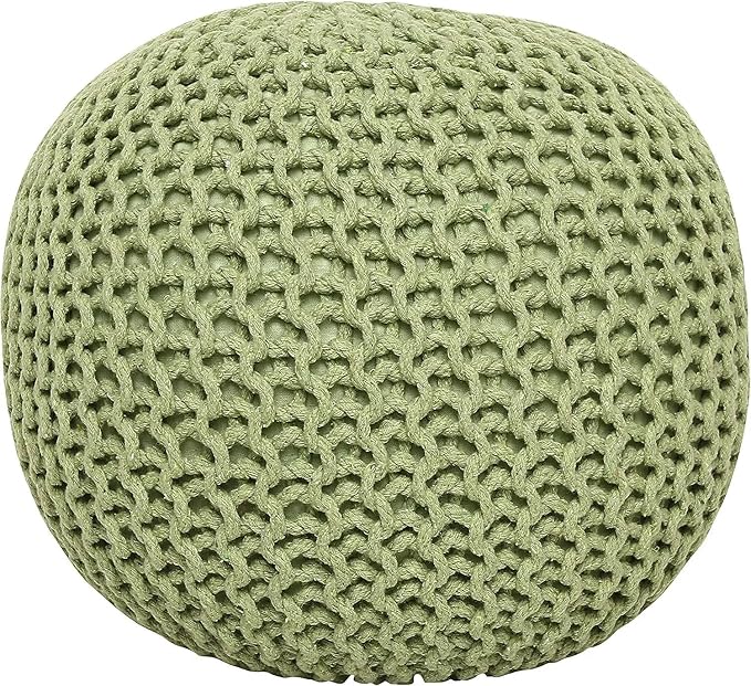 REDEARTH · Round Pouf Ottoman - Image 4