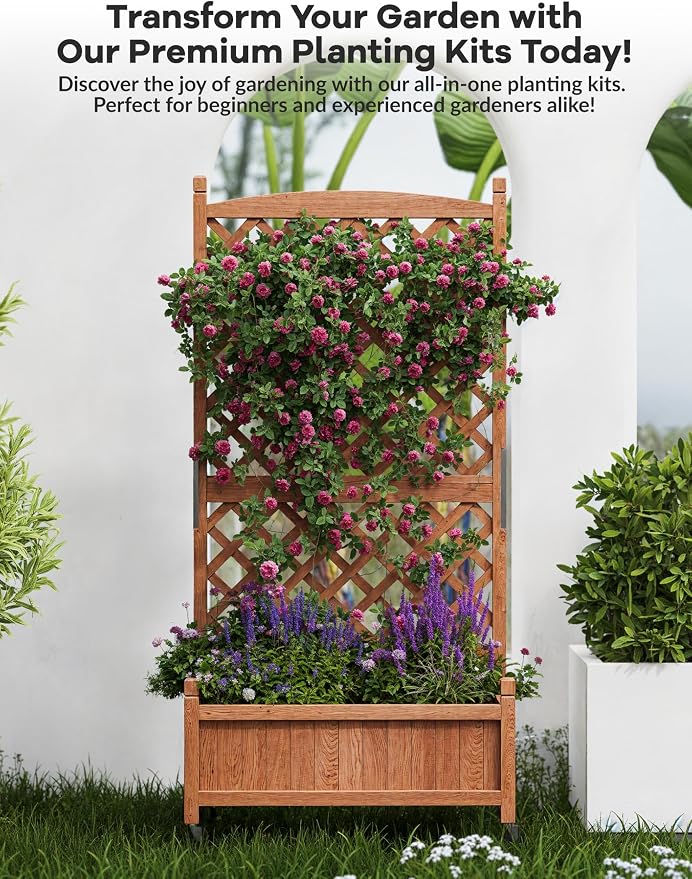 GarveeLife 1PC Wood Planter Box - Image 3