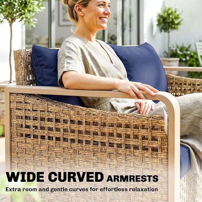 Outsunny Outdoor Patio Couch - Image 5
