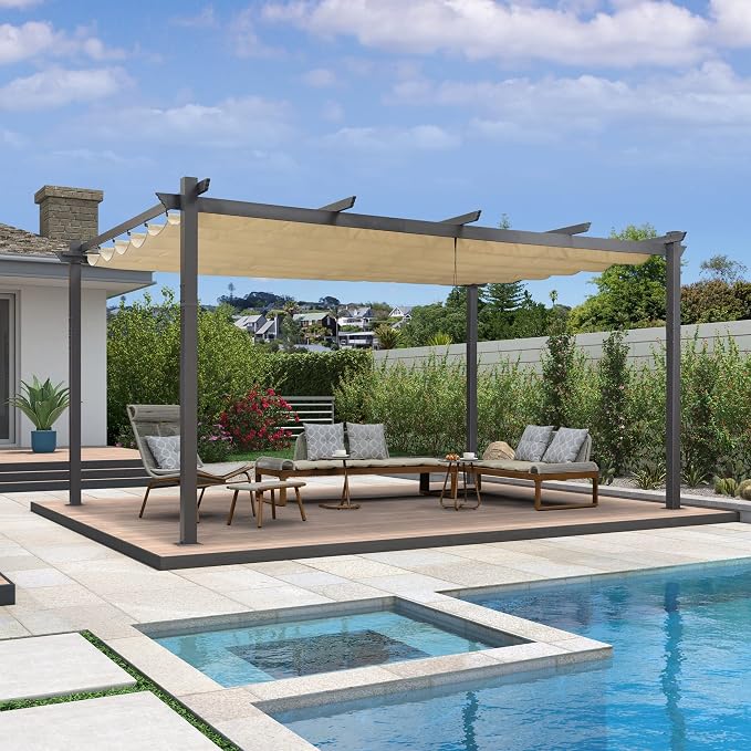 PURPLE LEAF 12' X 16' Outdoor Pergola - Image 2