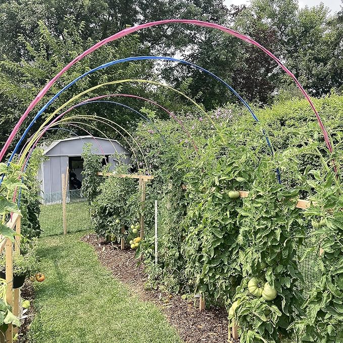 Garden Hoops Grow Tunnel, 12 Sets of 7FT Greenhouse Hoops - Image 2