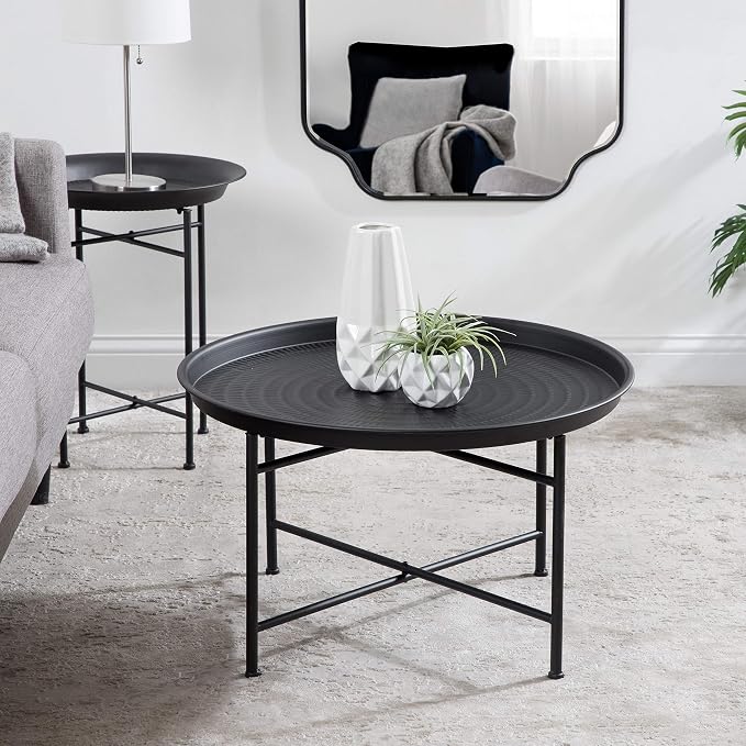 Kate and Laurel Mahdavi Modern Coffee Table, Unique Coffee Table - Image 2