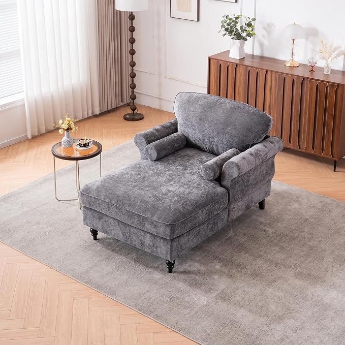 GDFStudio Chenille Recliner Sofa Chair - Image 3
