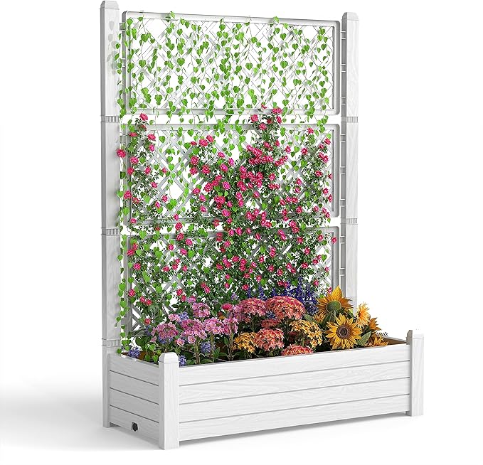 EasyUp Raised Garden Bed with Trellis by EASYUP