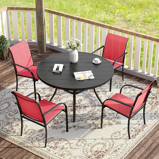 VICLLAX 5 Pieces Patio Dining Set by HOME