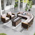 Sophia & William Half Moon Outdoor Sectional Furniture by SophiaWilliam