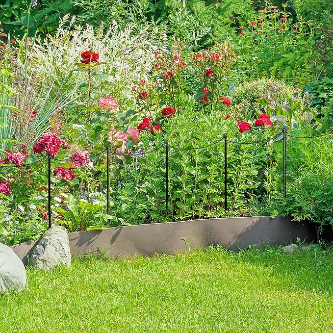 16 Pack 24 inch Plant Support Stakes, Half Round Peony Cage and Support - Image 7