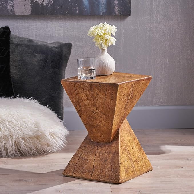 Christopher Knight Home Jerod Light-Weight Concrete Accent Table - Image 2