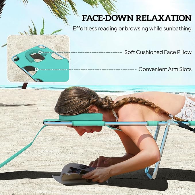 Outsunny Chaise Lounge Chair Outdoor - Image 5