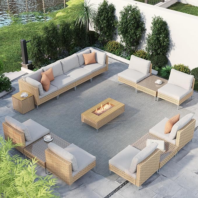 Grand patio 15-Piece Patio Furniture Set by GrandPatio