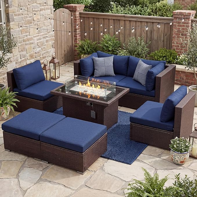 NICESOUL 7 Pcs Patio Conversation Set - Image 3