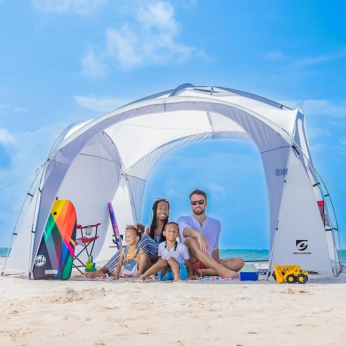 12x12ft Beach Tent Sun Shelter | Perfect by UNICAMPER