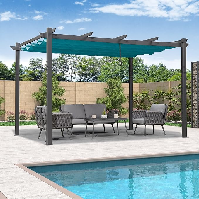 PURPLE LEAF 11' X 13' Outdoor Pergola by PURPLELEAF