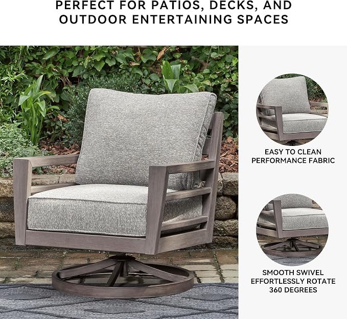 Signature Design by Ashley Hillside Barn Urban Nuvella Weather Resistant Fabric - Image 5