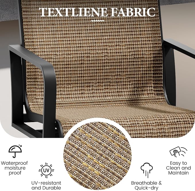 Crestlive Products Outdoor Swivel Bar Stools - Image 3