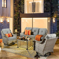 HOOOWOOO 5 Piece Patio Furniture Conversation Sets by DesignforBetterLife