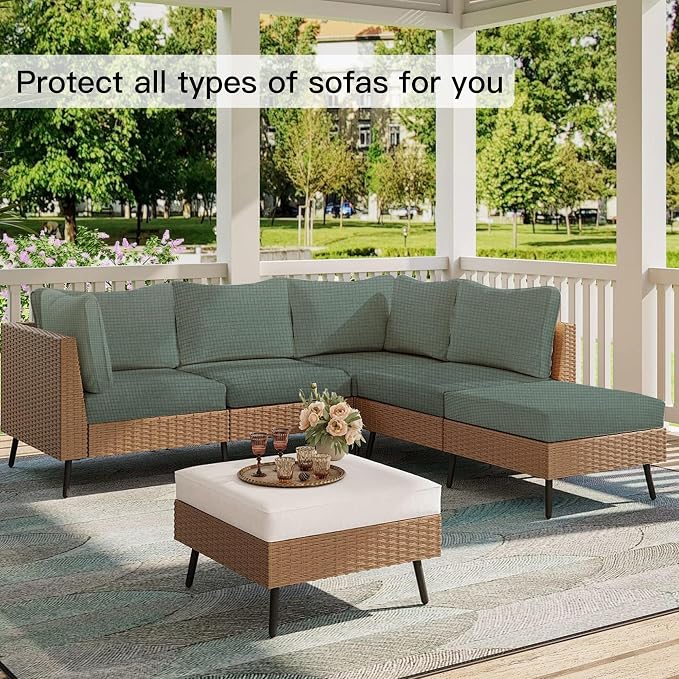 Outdoor Cushion Covers Set, Replacement - Image 4