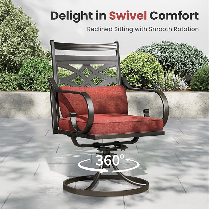 PHI VILLA 7 Pieces Outdoor Dining Set - Image 3