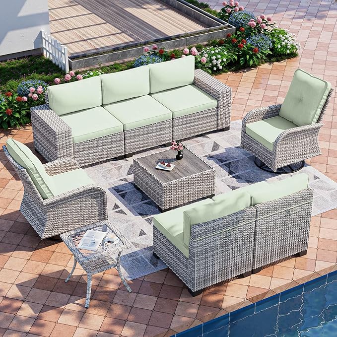 9-Piece Outdoor Patio Furniture Set by MuphyersPatioFurniture