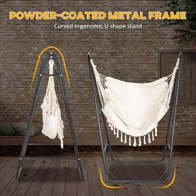 Outsunny Patio Hammock Chair - Image 3