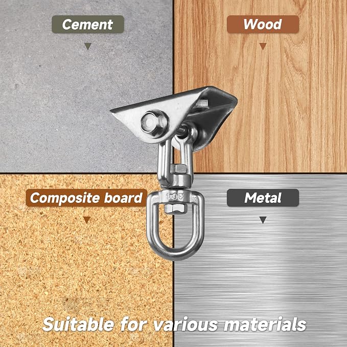 Heavy Duty Swing Hangers for Wooden Sets 2000 LB Capacity Hammock Hanger 360 - Image 8