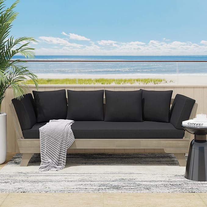 Christopher Knight Home Ottavio Outdoor Expandable Daybed - Image 2