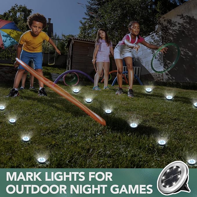 SOLPEX Mini Solar Ground Lights, 20 Pack Solar Lights Outdoor Waterproof - Image 6