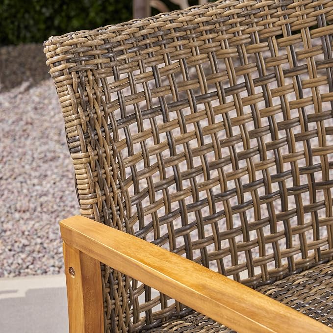 Christopher Knight Home Marcia Outdoor Wood Sofa, 75.50 x 31.00 x 31.50 - Image 11